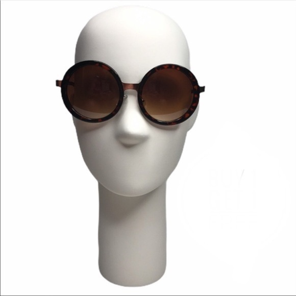 SUNGLASSES Round Tortoiseshell UV 400 NEW - Picture 1 of 6